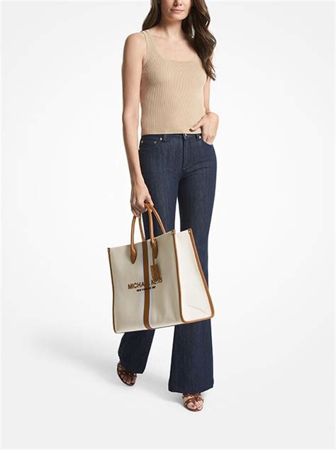 mirella large canvas tote bag